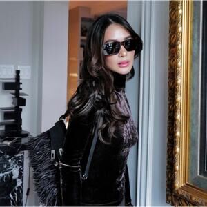 NEW Saint Laurent SL654 Sunglasses in Black $545